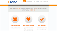 Desktop Screenshot of efone.ie
