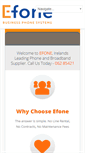 Mobile Screenshot of efone.ie